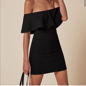 Reformation off-the-shoulder dress